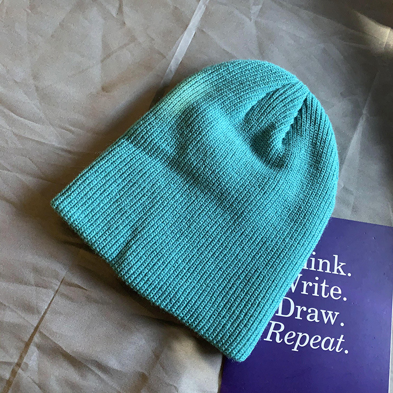 빈티지 두꺼운 니트 비니