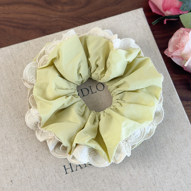 Scrunchies Διπλής Στρώσης Δαντέλα