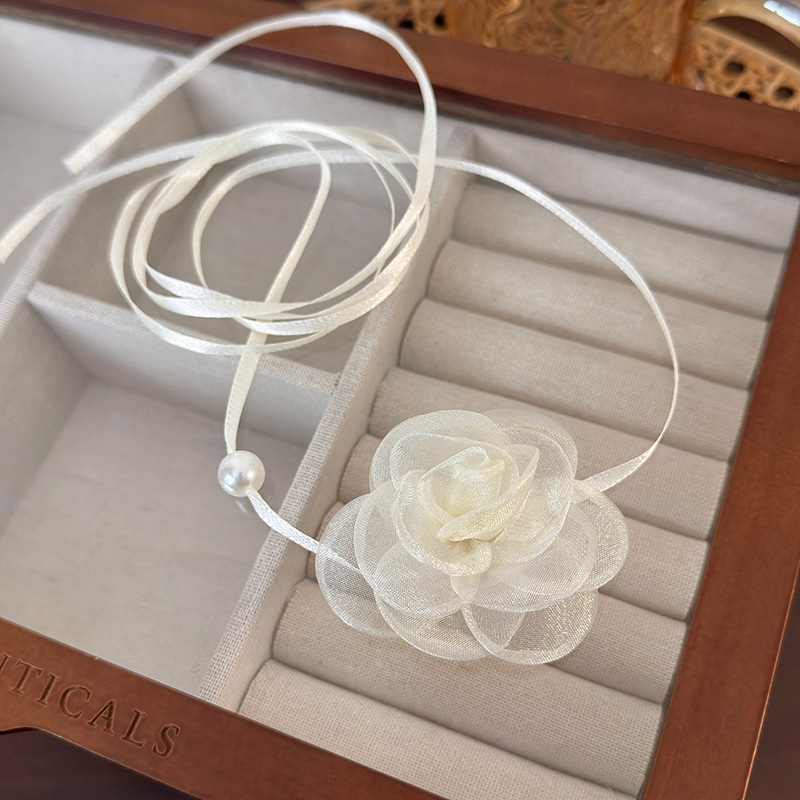 Bloemen Choker Ketting