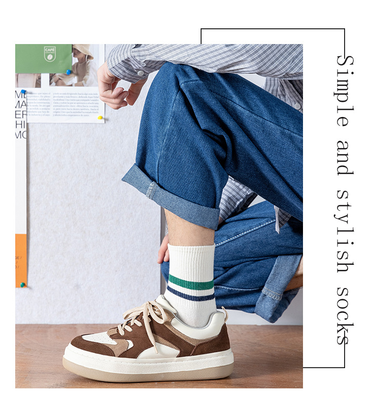 Meias até a panturrilha masculinas