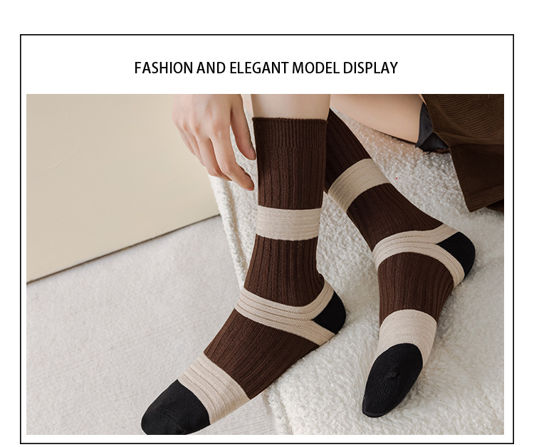 Meias de Algodão Meia-Canela