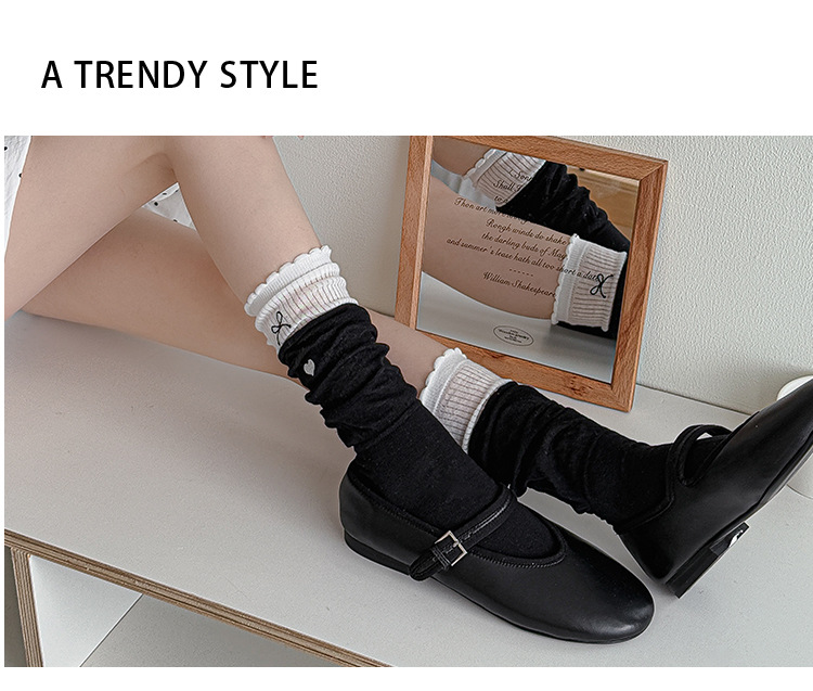 Meias Ballet Scrunch Feminina