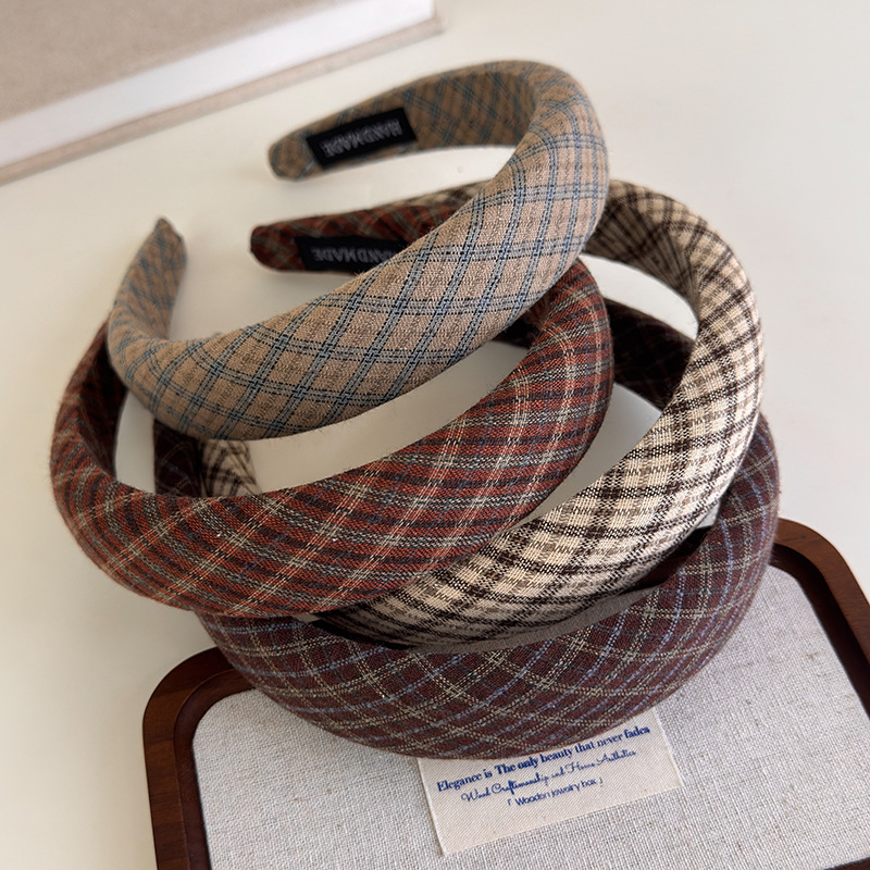 Cinta para el Cabello de Mujer a Cuadros