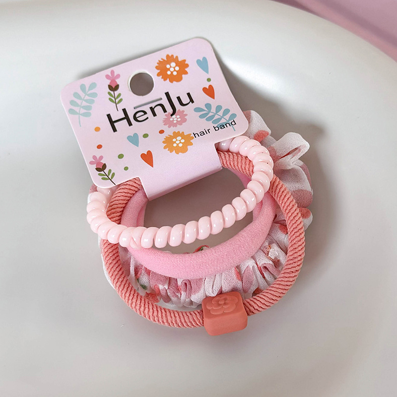 Sada barevných gumiček do vlasů