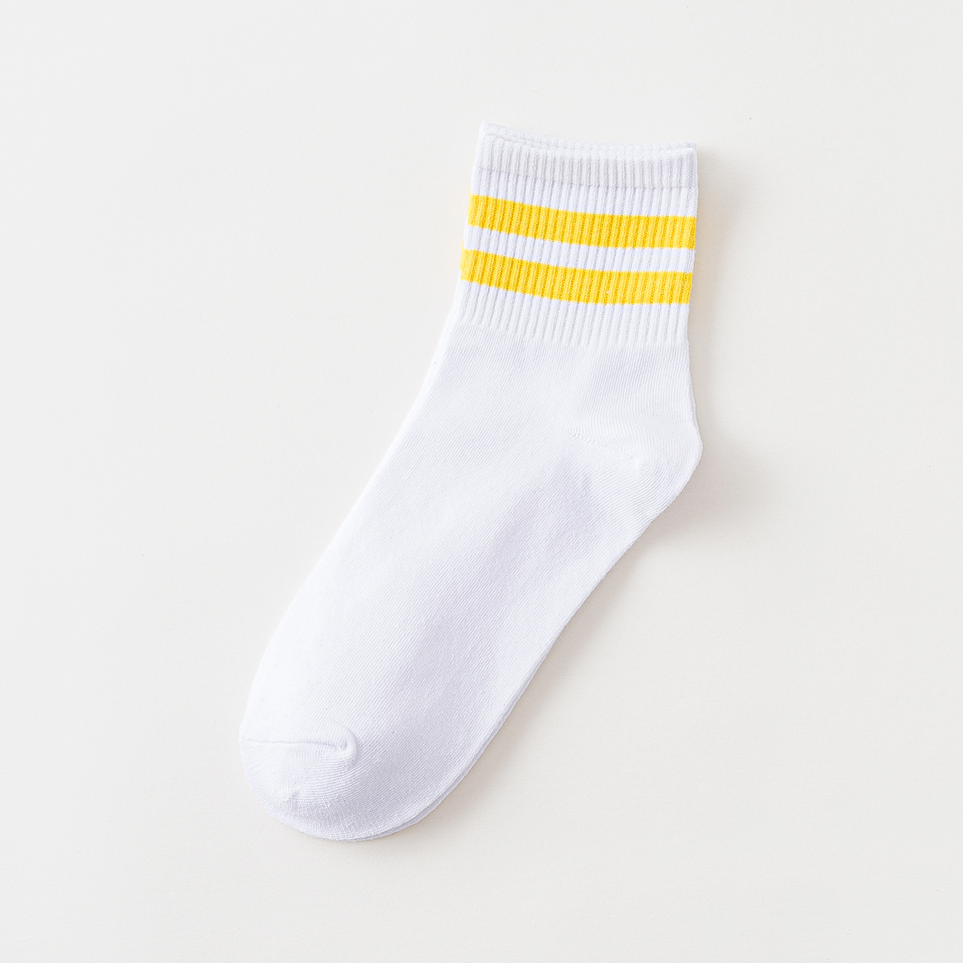 Женские Ребристые Носки с Двумя Полосками
