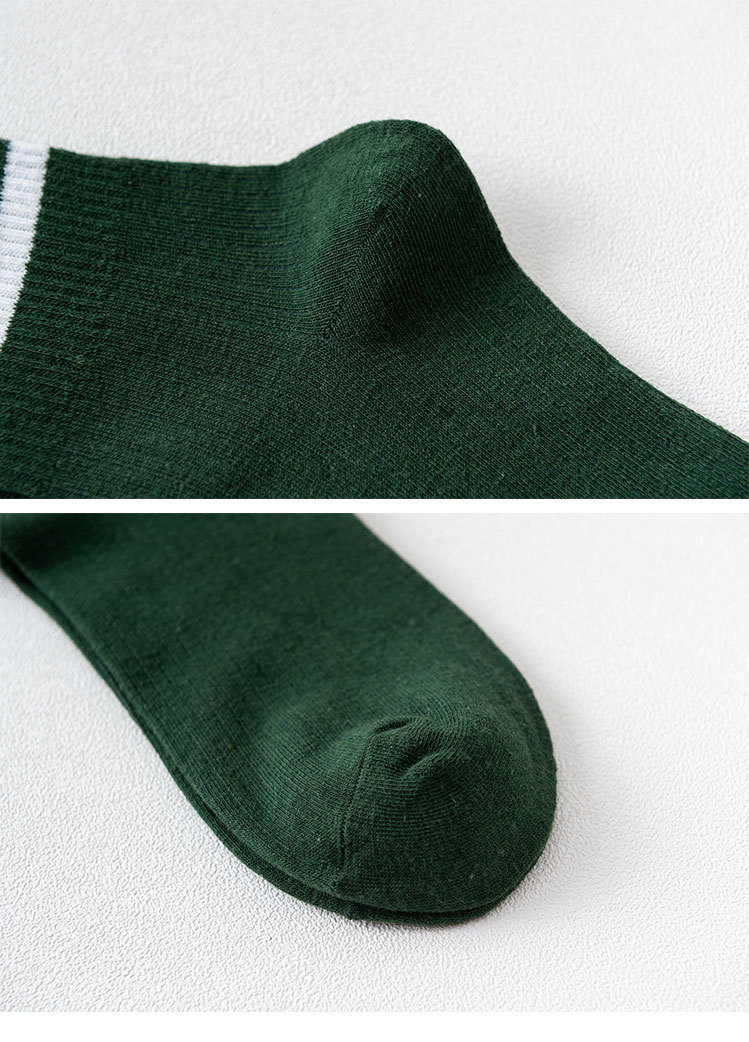 Женские Ребристые Носки с Двумя Полосками