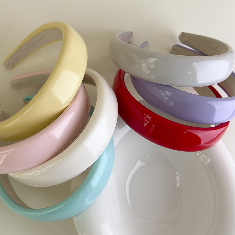 Diadema de Cuero Charol