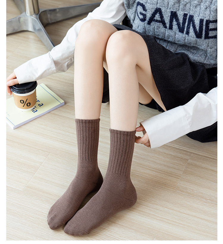 Meias de Algodão Meia Canela para Mulher