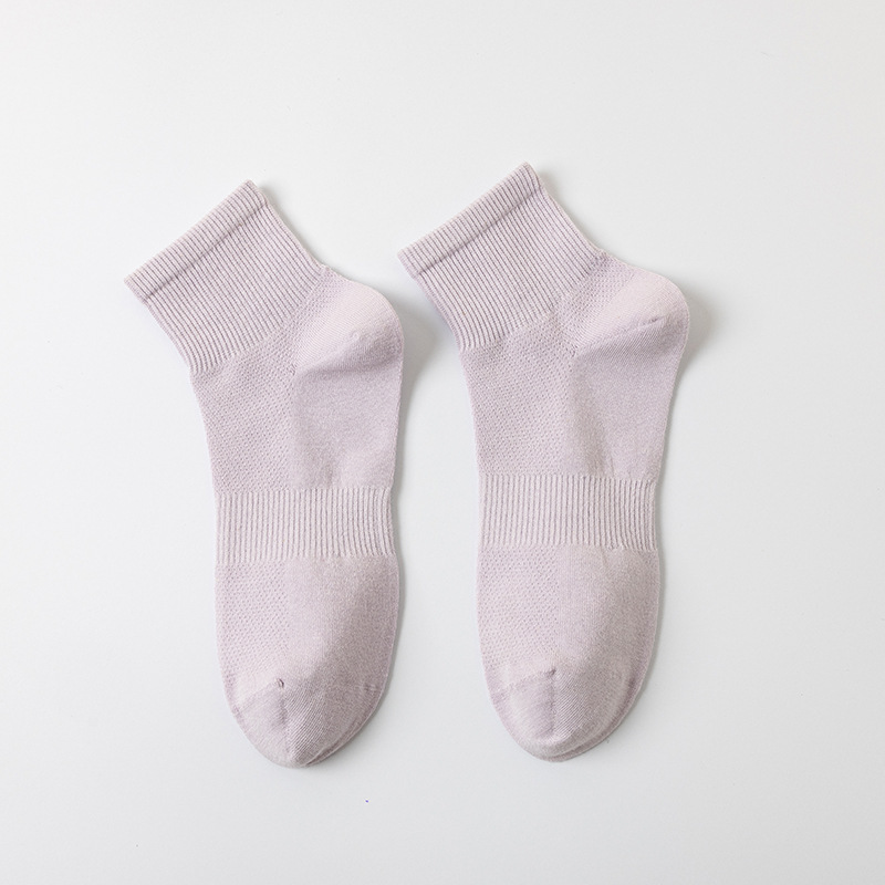 Meias Cano Médio de Algodão Anti-Pilling para Mulheres