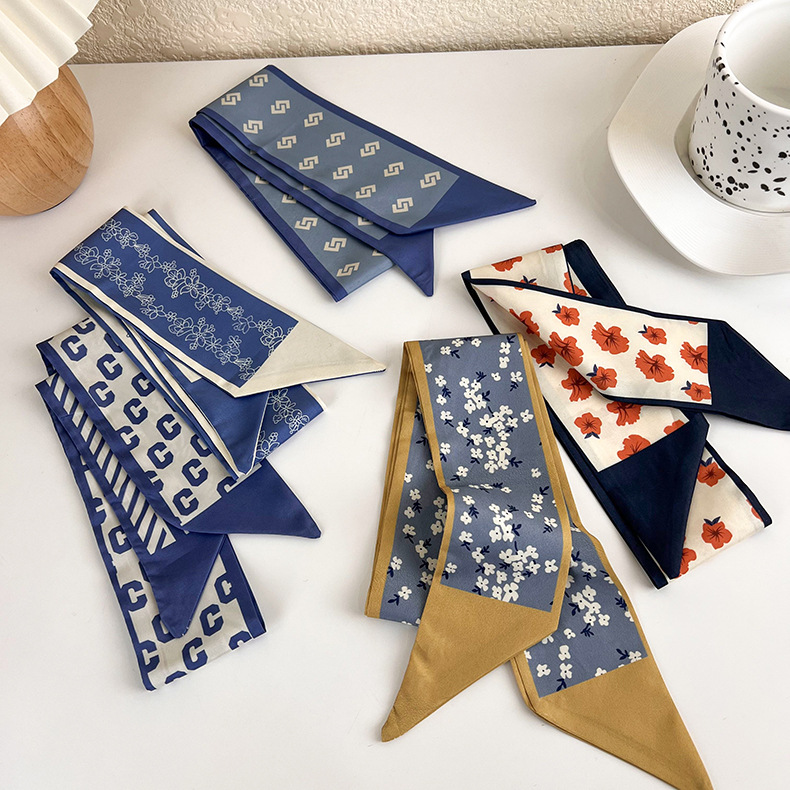 Pañuelo para el Cabello Azul