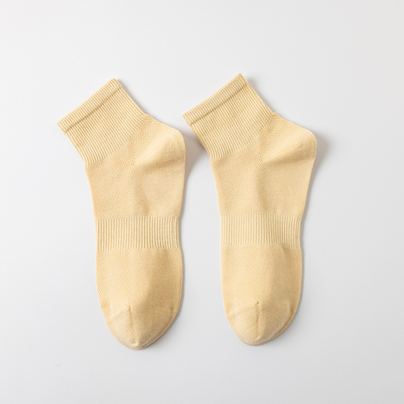Meias Cano Médio de Algodão Anti-Pilling para Mulheres