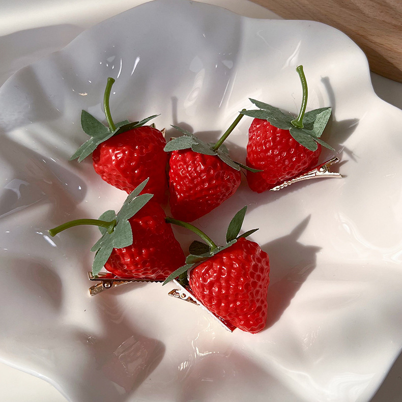 Strawberry Hair Clips