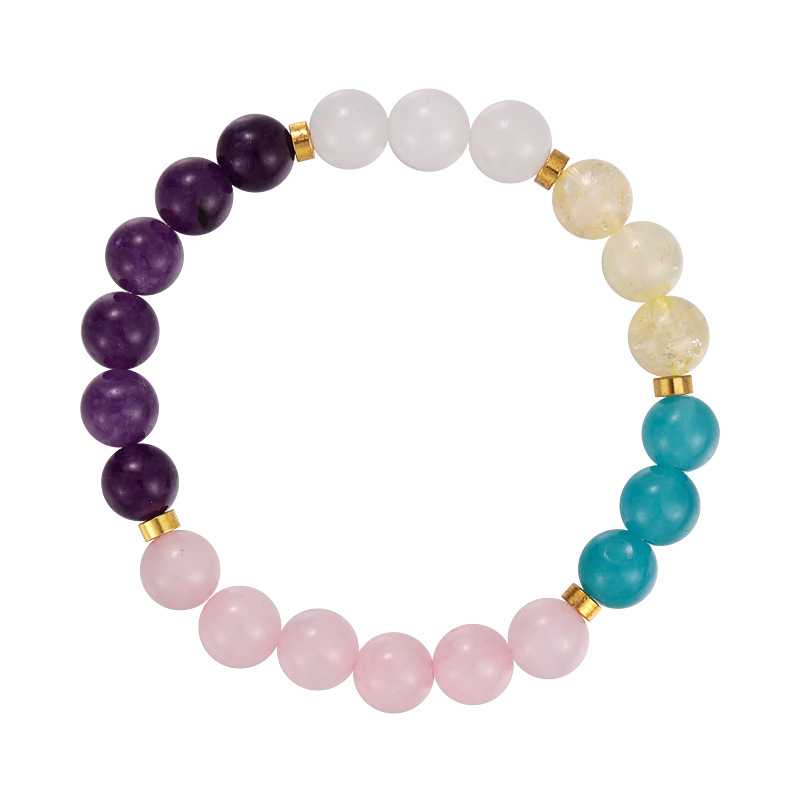 สร้อยข้อมือหินทรงเรขาคณิต