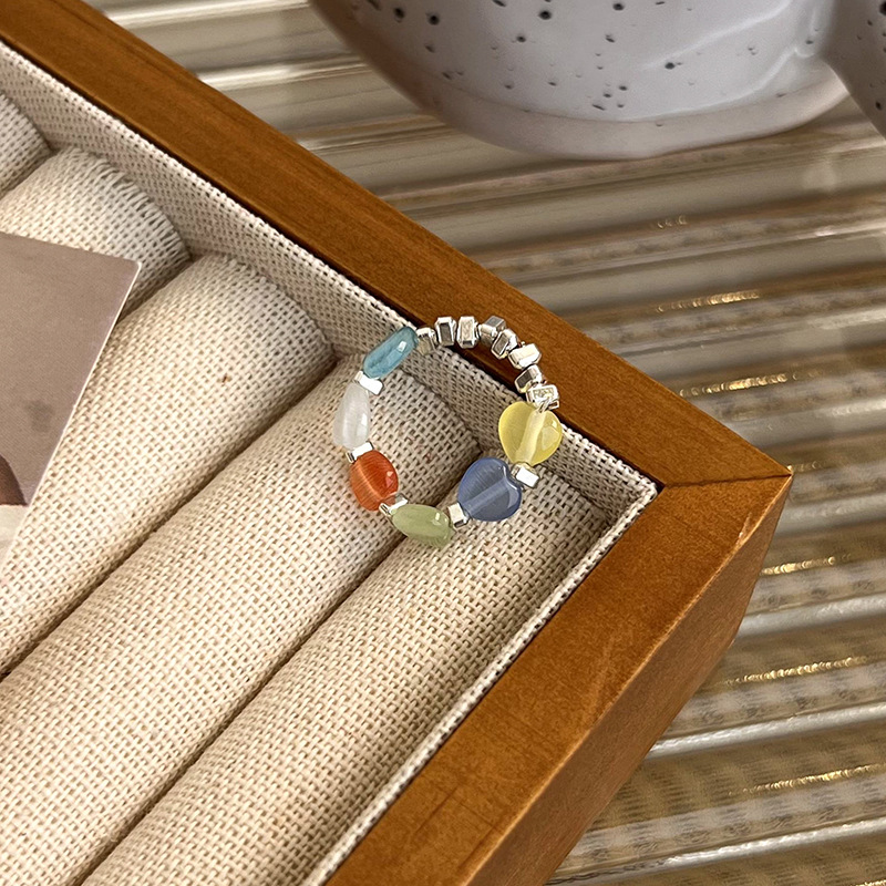 탄성 하트 비드 링