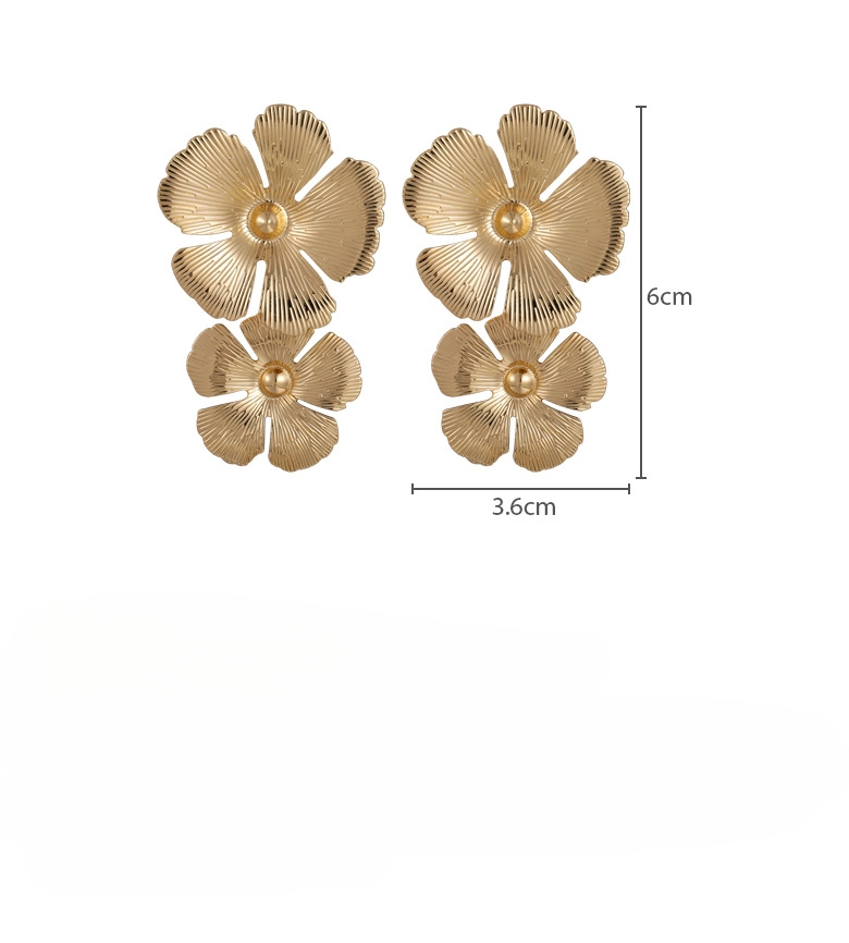 Orecchini a Fiori in Metallo