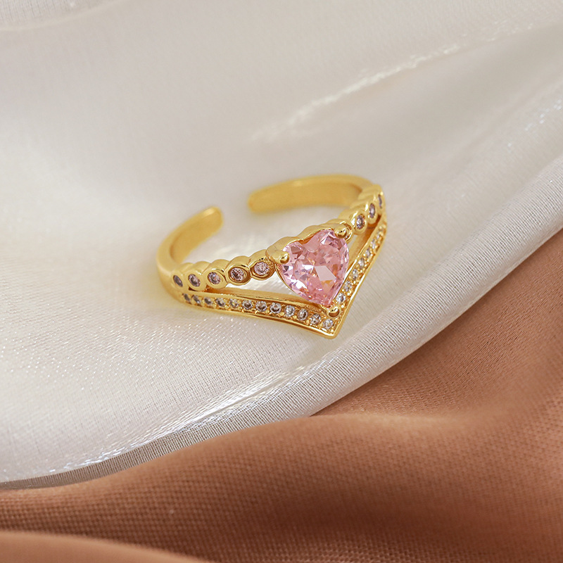 Adjustable Heart Ring