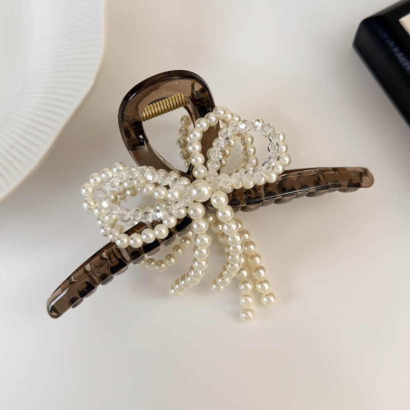 Кришталева Перлова Бант для Зачіски-Пучка