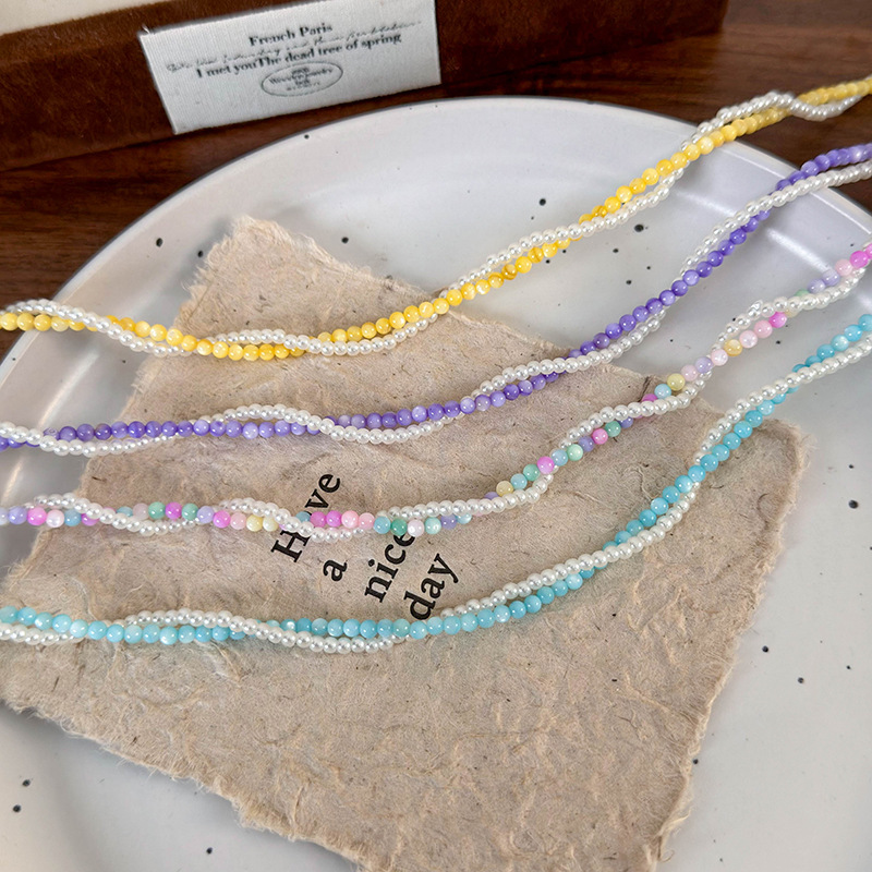 Kleurrijke Kralen Parelketting