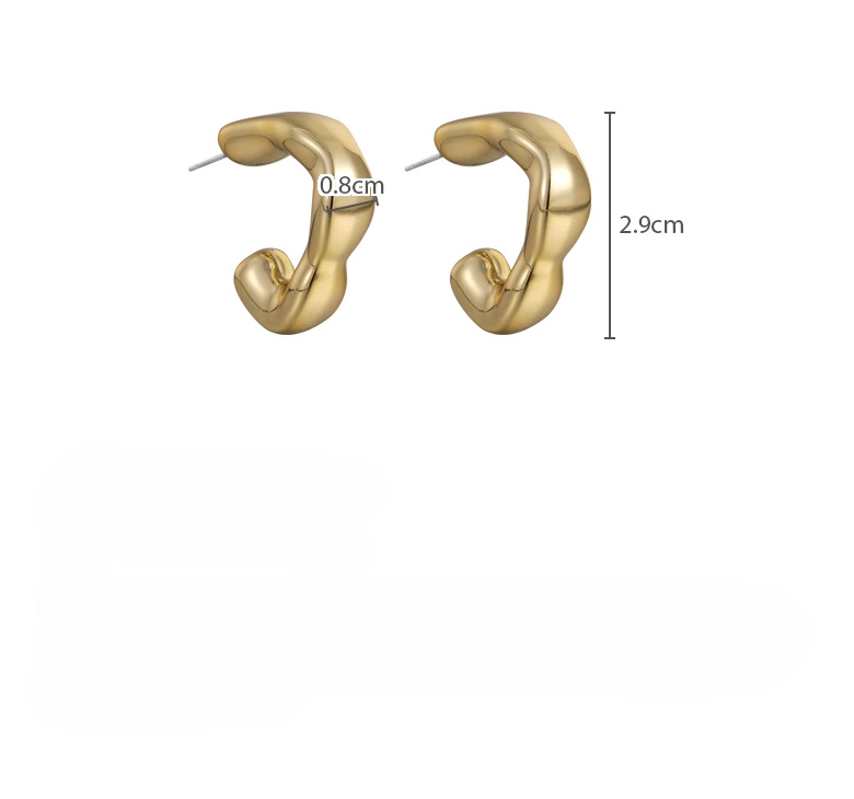 ジオメトリックトライアングルイヤリング