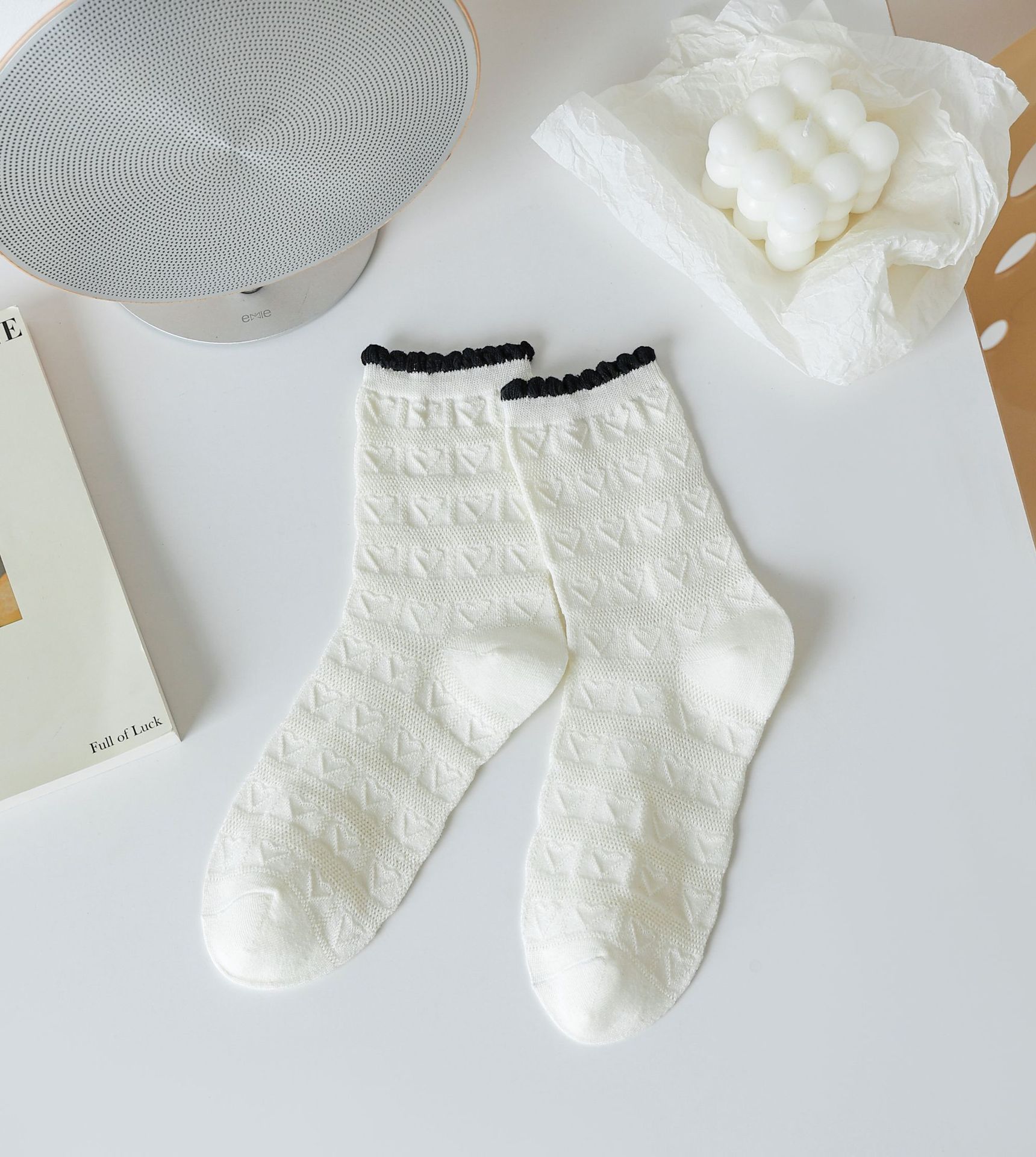 Meias 3/4 Coração para Mulher