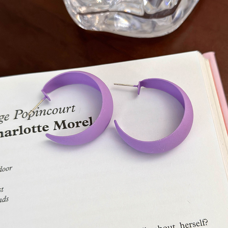 기하학 플라워 하트 귀걸이