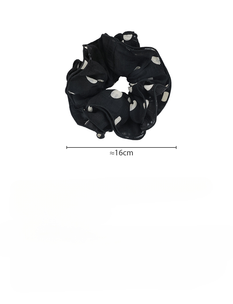 Chiffon Polka Dot Scrunchies