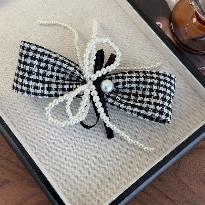 Agrafă de Păr Houndstooth