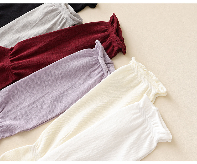 Meias Descaídas de Algodão Sem Costura