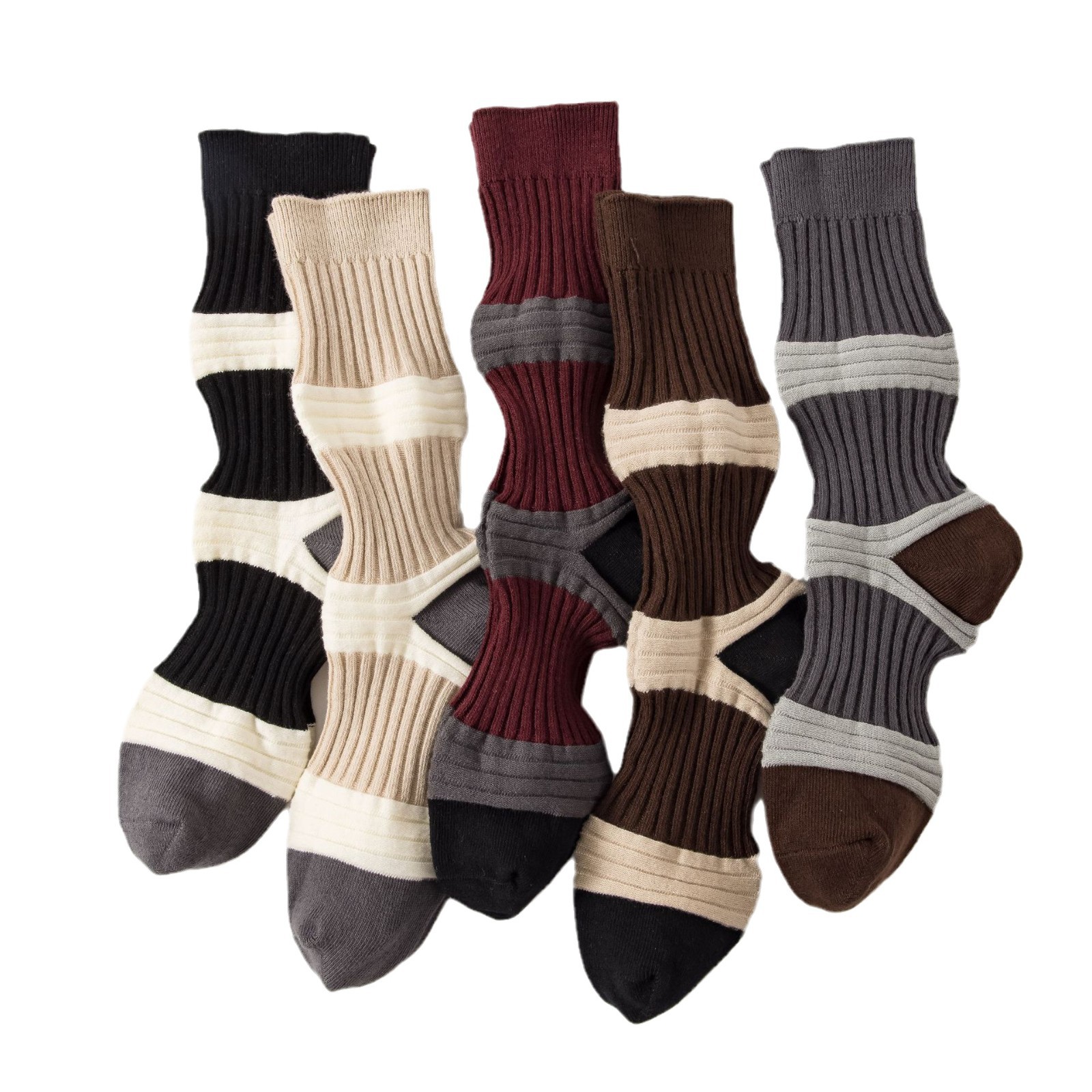 Meias de Algodão Meia-Canela