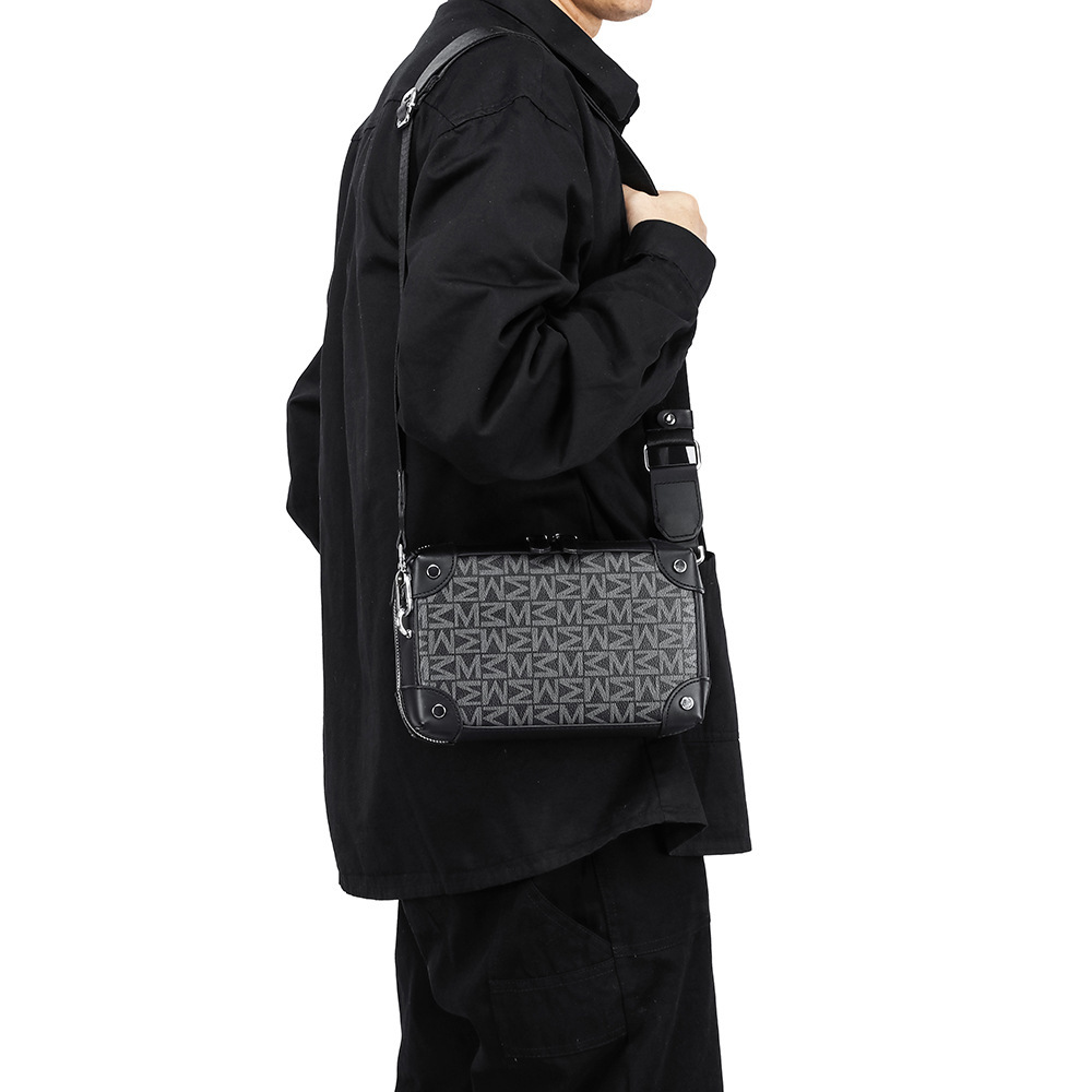 Mannen Ruitjesschoudertas