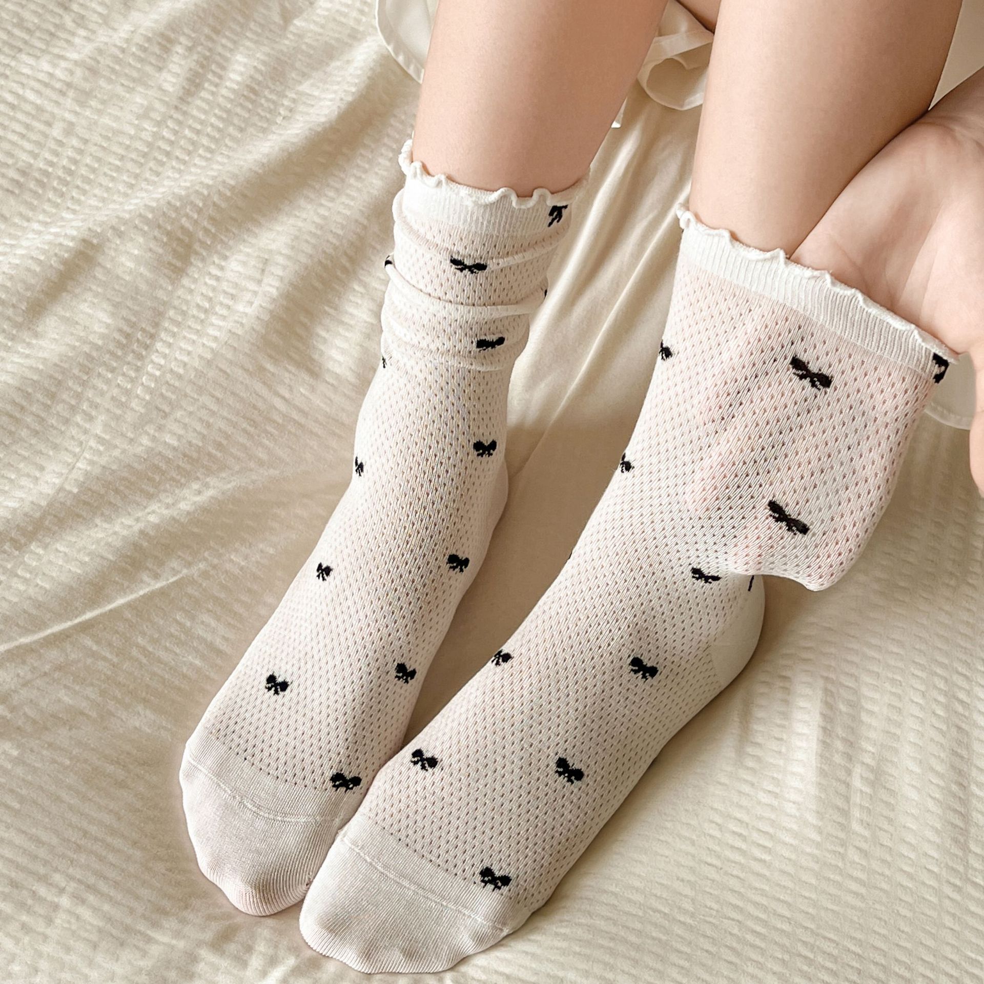 Meias Slouch de Malha