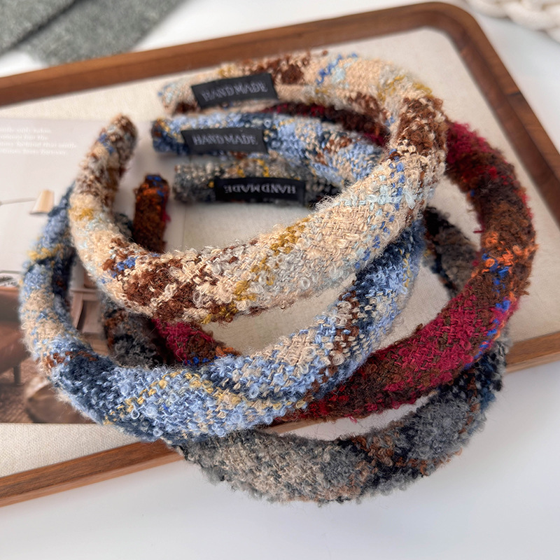 Cinta para el Cabello de Punto de Felpa