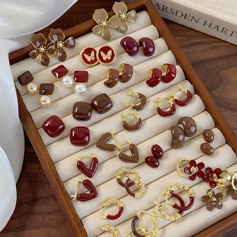 기하학 미니멀리스트 귀걸이