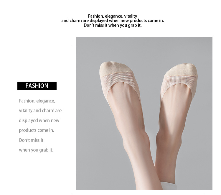 Dámské Letní No-Show Ponožky