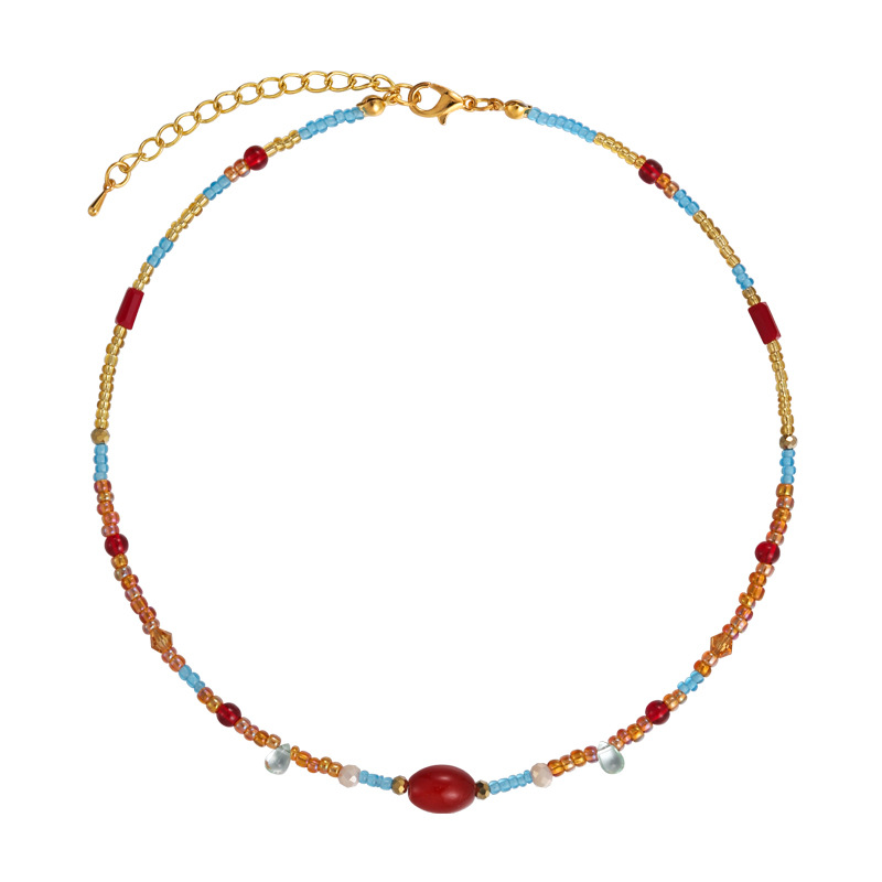 Двошарове Богемське Намисто з Намистинами