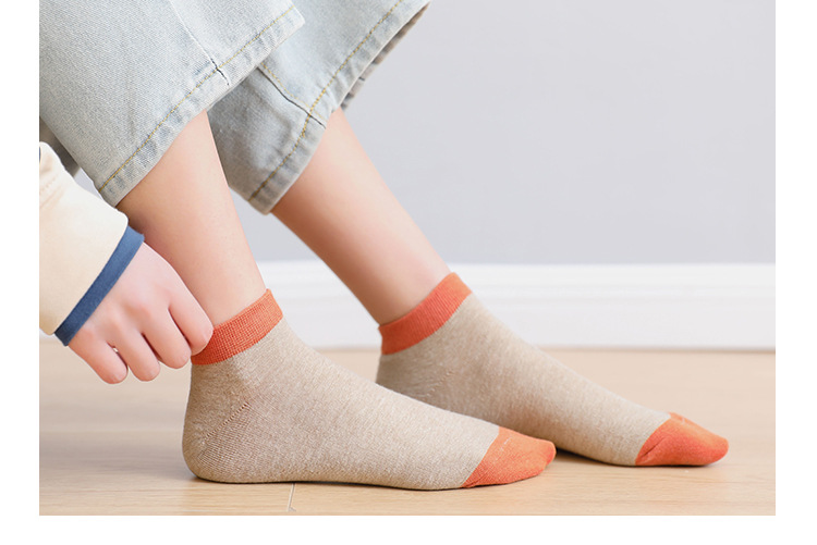 Color Block Loaf Socks