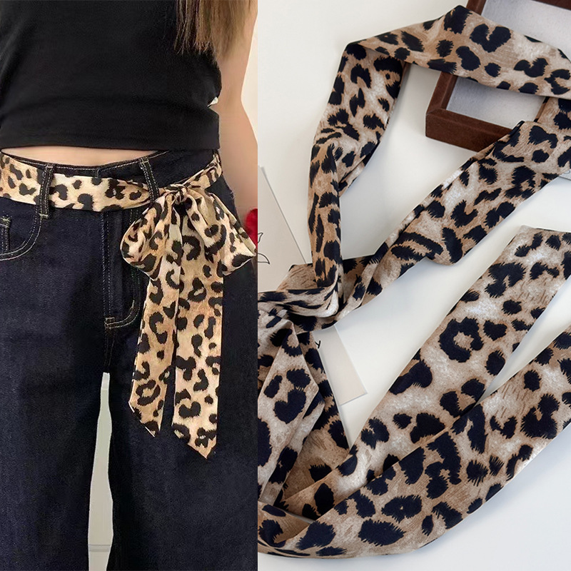 Multi-Purpose Leopard Print Scarf