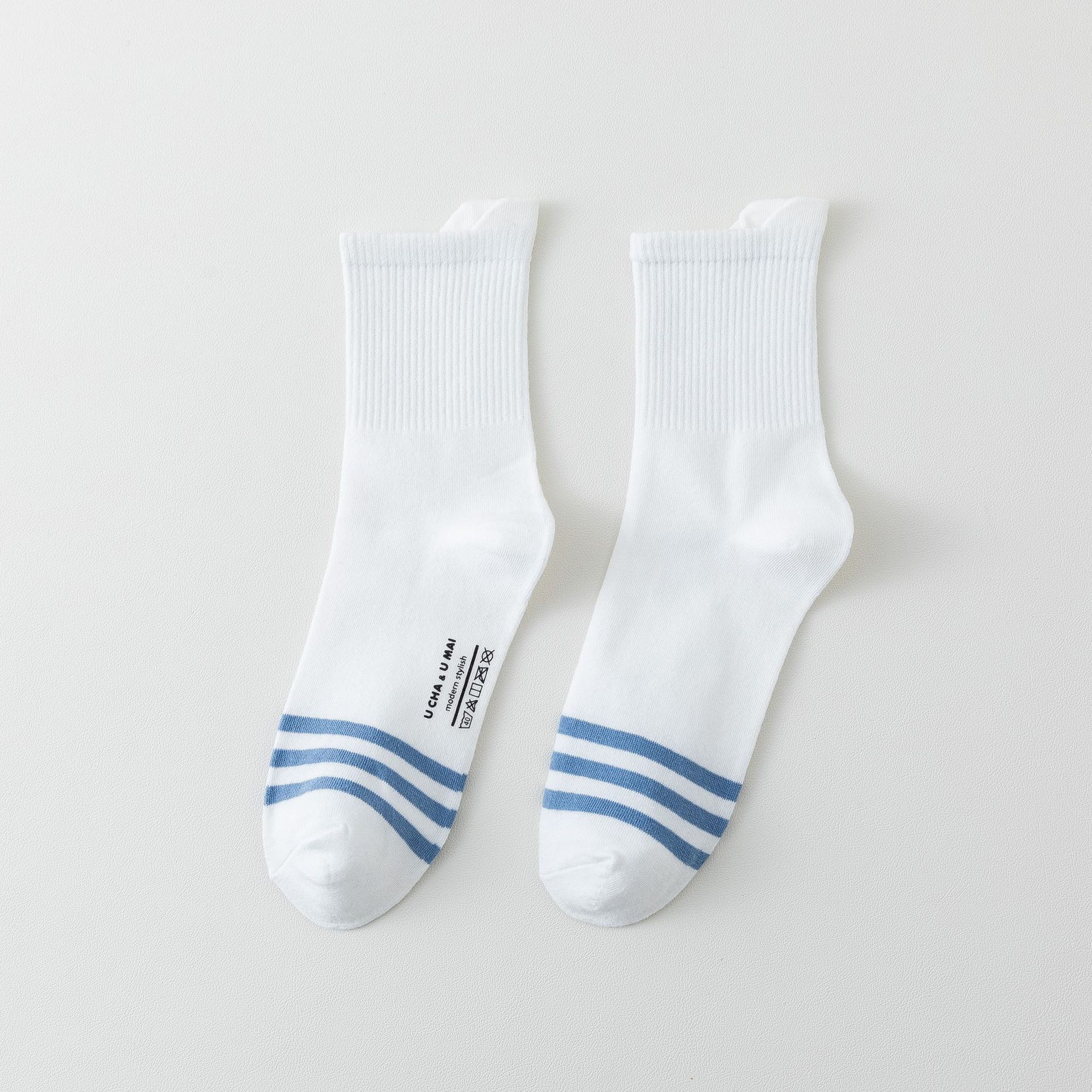 Мужские Хлопковые Спортивные Носки до середины икры