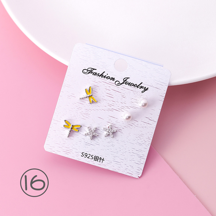 أقراط مثبتة فضة 925