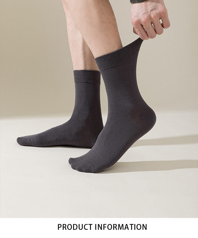 Meias de Algodão Masculinas Meia-Canela