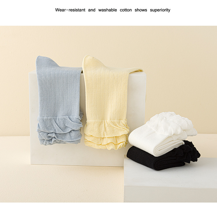 Meias Slouch com Renda