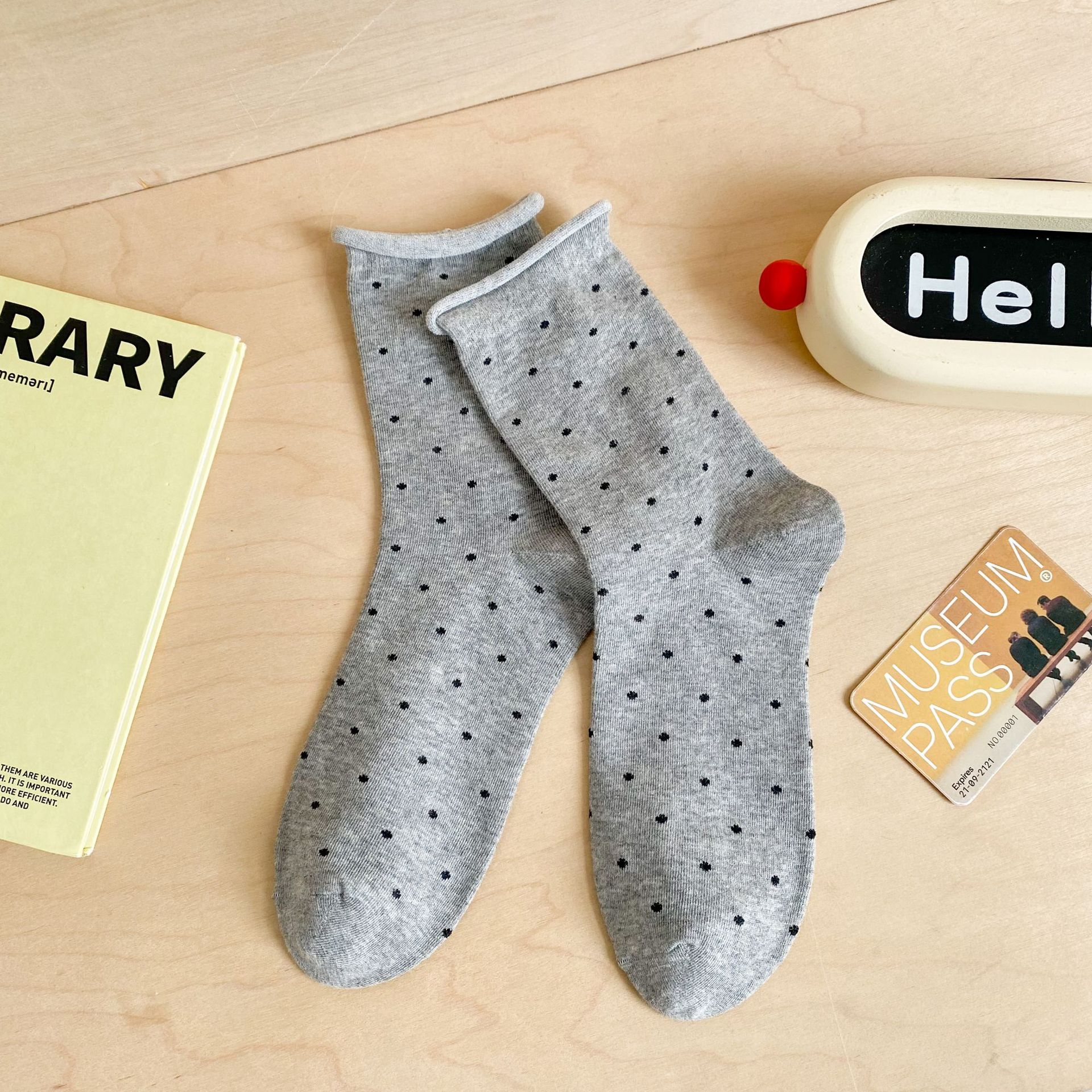 Meias de Bolinhas para Mulher