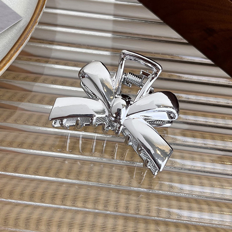 Metalowa Spinka do Włosów z Kokardą