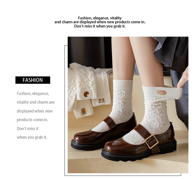 Meias de Algodão Meia Canela