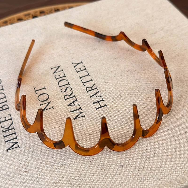 Banda de Păr U în Formă de Undă din Rășină