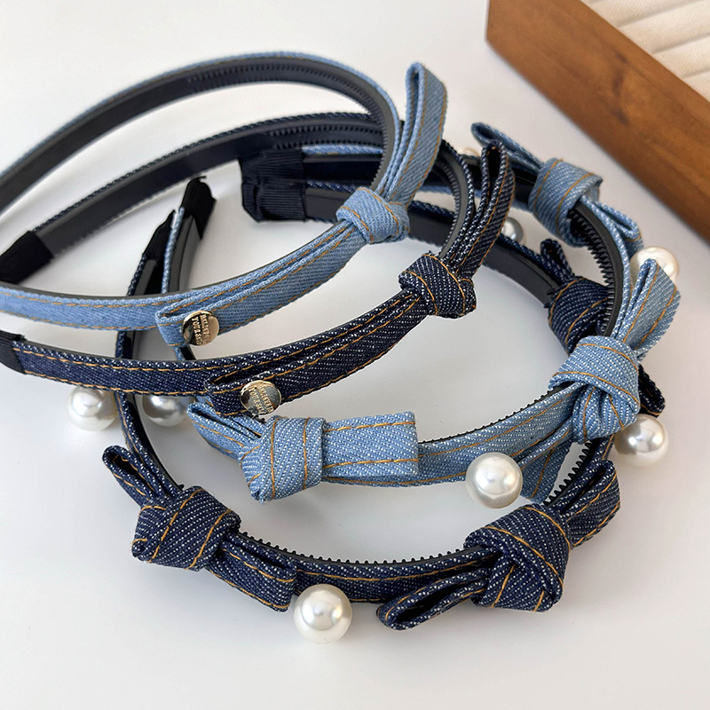 Pinza para el Pelo con Lazo Denim