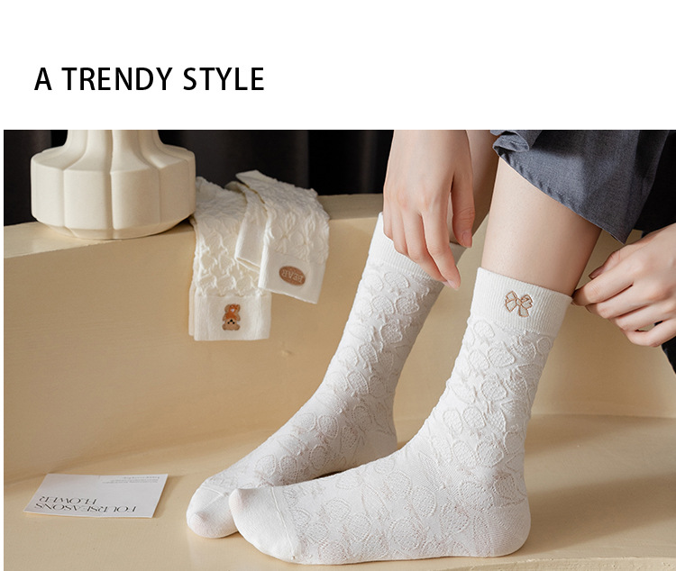 Meias de Algodão Meia Canela