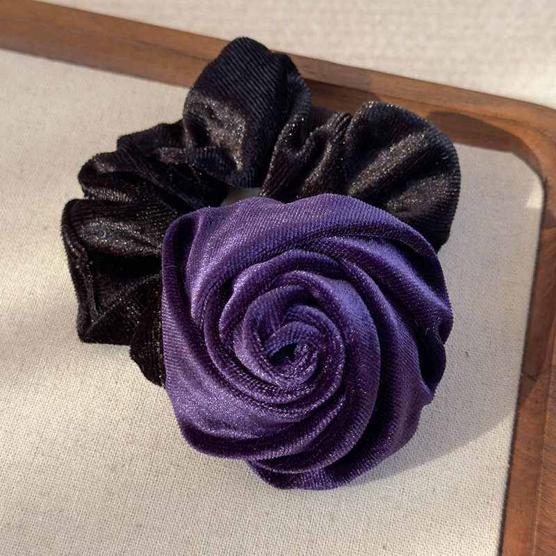 Velvet Rose Scrunchie