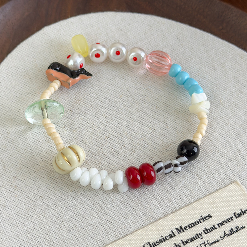 Braccialetto per Cani con Perline Colorate