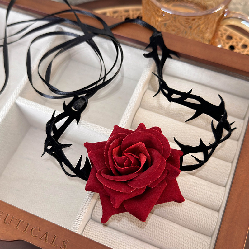 Bloemen Choker Ketting